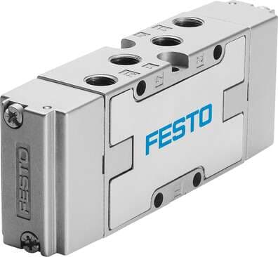 Festo 30990 pneumatic valve VL-5/3G-1/8-B 5/3-way function, centre position closed Valve function: 5/3 closed, Type of actuation: pneumatic, Width: 26 mm, Standard nominal flow rate: 1000 l/min, Operating pressure: -0,9 - 10 bar Festo 30990 pneumatic valve VL-5/3G-1/8-B 5/3-way function, centre position closed Valve function: 5/3 closed, Type of actuation: pneumatic, Width: 26 mm, Standard nominal flow rate: 1000 l/min, Operating pressure: -0,9 - 10 bar