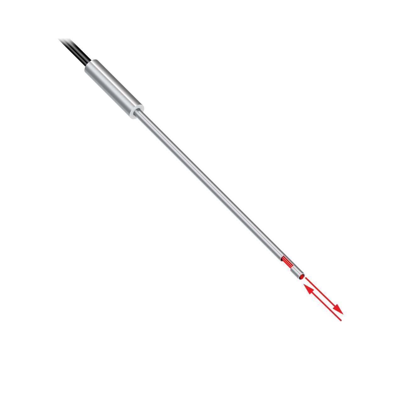 Banner PBPS26U Plastic Fiber, Diffuse Reflective; Core Dia.: 0.5 mm; Fiber Length 2 m; Probe, Sideview; Free cut Banner PBPS26U Plastic Fiber, Diffuse Reflective; Core Dia.: 0.5 mm; Fiber Length 2 m; Probe, Sideview; Free cut