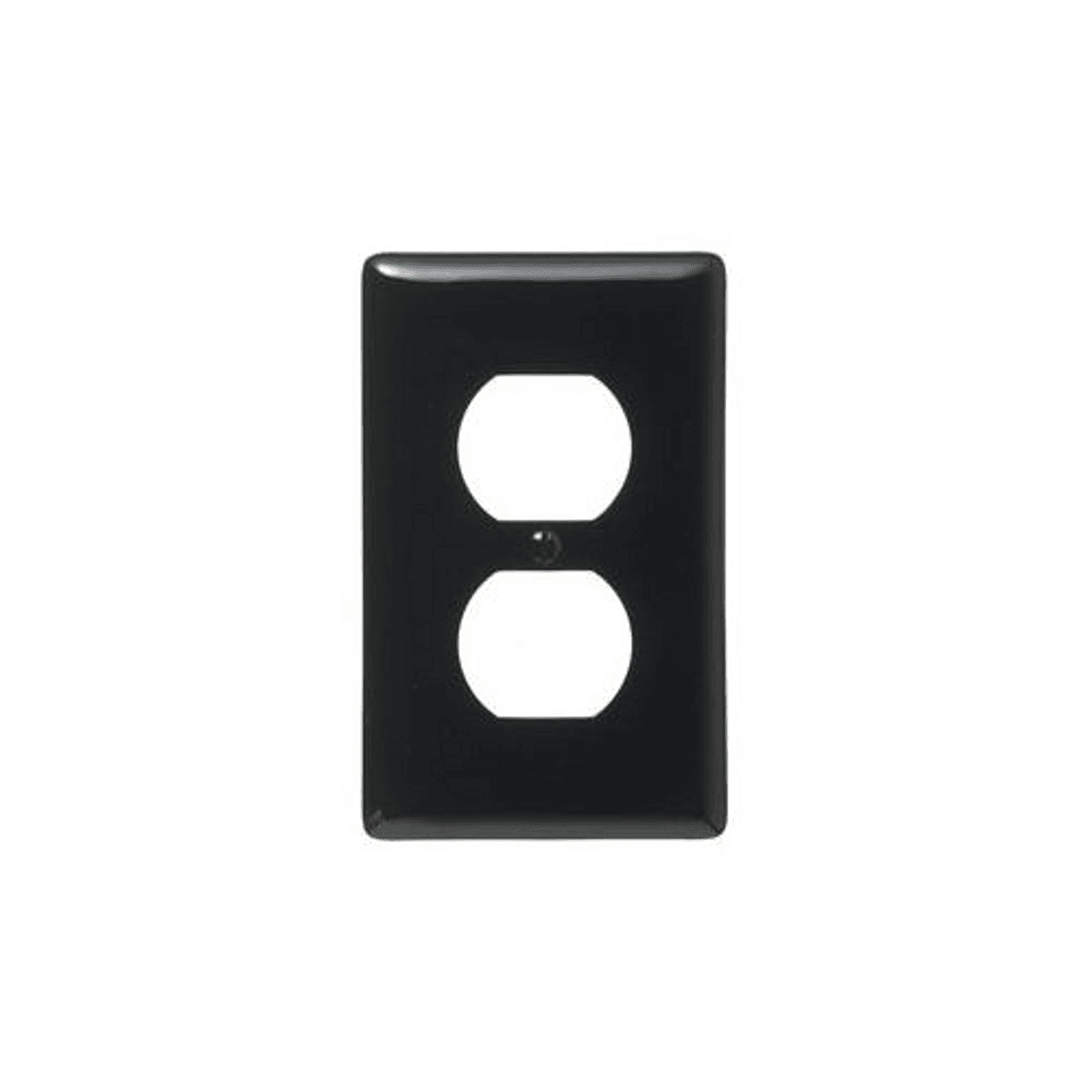 Hubbell NP8BK Locking Devices, Duplex Receptacle Wallplate, 15A 125V and 20A 250V Locking Devices Accessories, Nylon  ; Reinforcement ribs for extra strength ; High-impact, self-extinguishing nylon material ; Captive screw feature holds mounting screw in place ; Standa Hubbell NP8BK Locking Devices, Duplex Receptacle Wallplate, 15A 125V and 20A 250V Locking Devices Accessories, Nylon  ; Reinforcement ribs for extra strength ; High-impact, self-extinguishing nylon material ; Captive screw feature holds mounting screw in place ; Standa