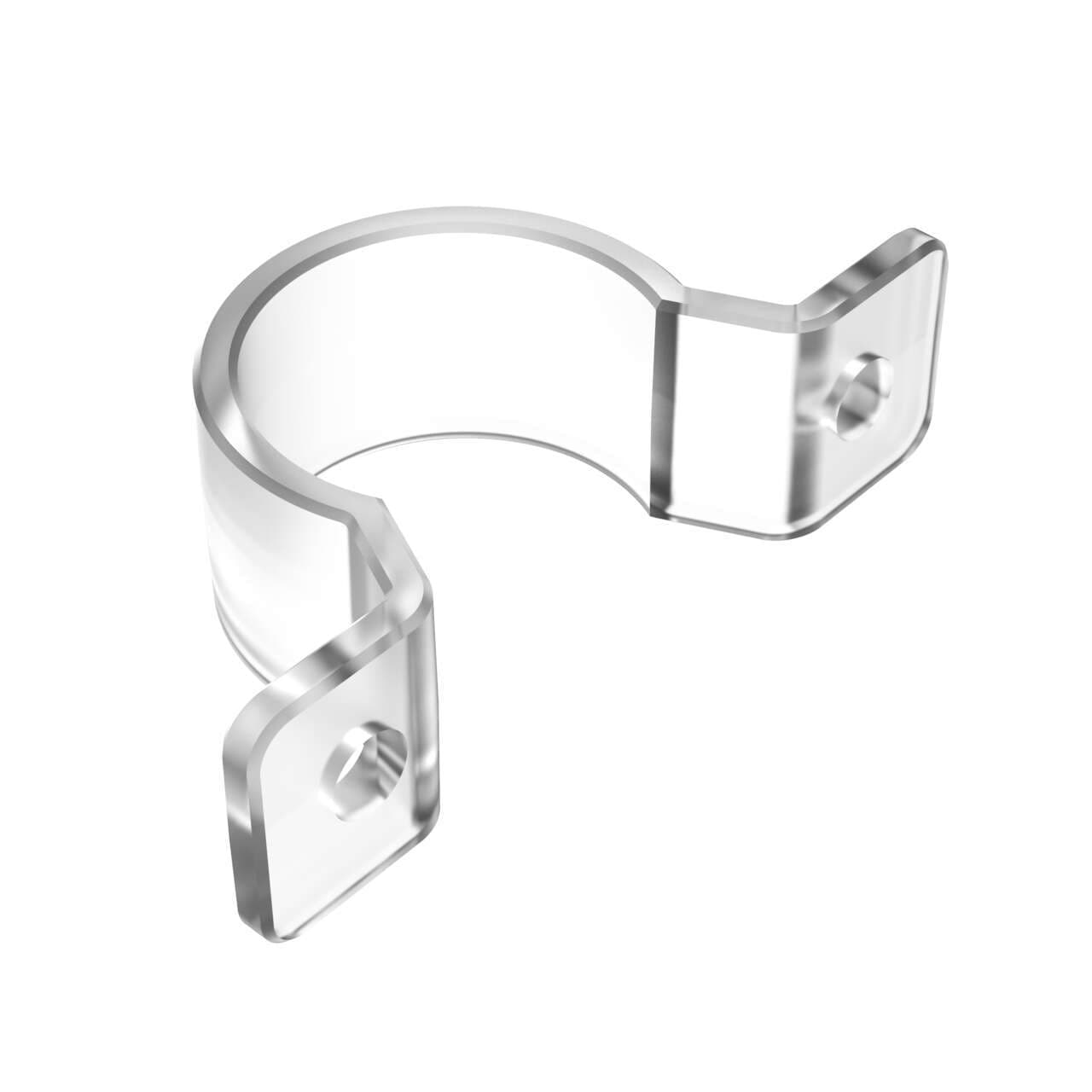 Banner LMBWLS27EC Bracket: For Use with WLS27; End Clamp; Set of Two Brackets; Clear Copolyester; Designed for M5 or No. 10 Mounting Hardware Banner LMBWLS27EC Bracket: For Use with WLS27; End Clamp; Set of Two Brackets; Clear Copolyester; Designed for M5 or No. 10 Mounting Hardware