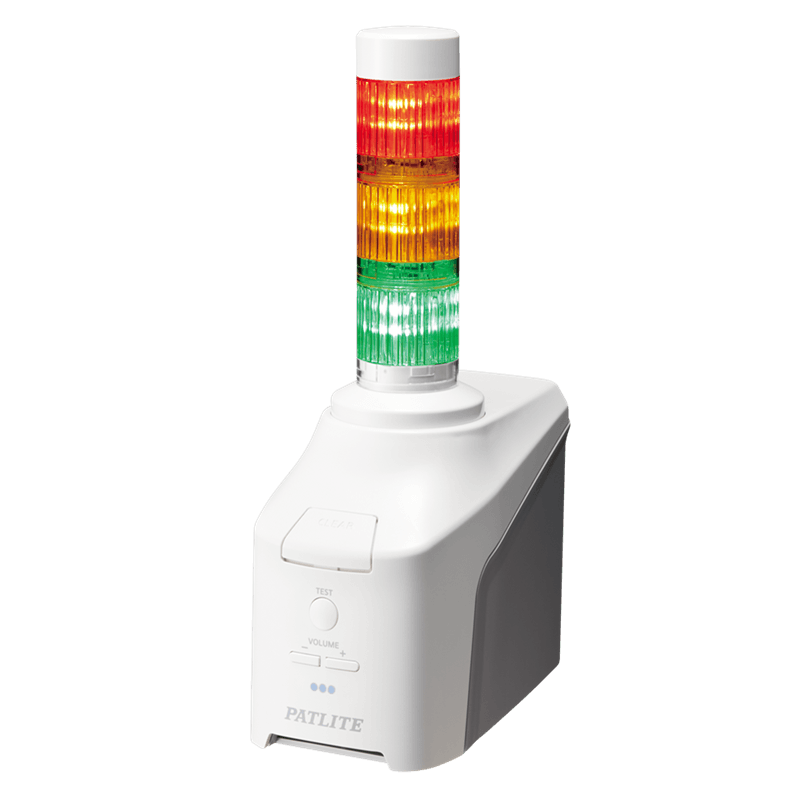 Patlite NHV4-3DP-RYG 40mm, 3-tier Network Monitoring Signal Tower with Ethernet, Digital I/O, Email Detection, MP3, supports PoE, SNMP, HTTP, PNS; Red, Amber, Green LED Modules Patlite NHV4-3DP-RYG 40mm, 3-tier Network Monitoring Signal Tower with Ethernet, Digital I/O, Email Detection, MP3, supports PoE, SNMP, HTTP, PNS; Red, Amber, Green LED Modules