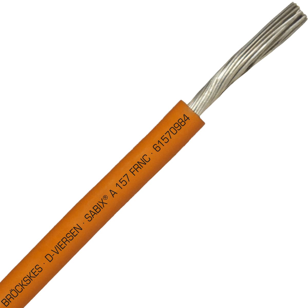 SAB 61570984 SABIX A 157 FRNC - 14 AWG/1c, flame retardant halogen-free 1000V orange hook-up wire, UL, CE, RoHS SAB 61570984 SABIX A 157 FRNC - 14 AWG/1c, flame retardant halogen-free 1000V orange hook-up wire, UL, CE, RoHS
