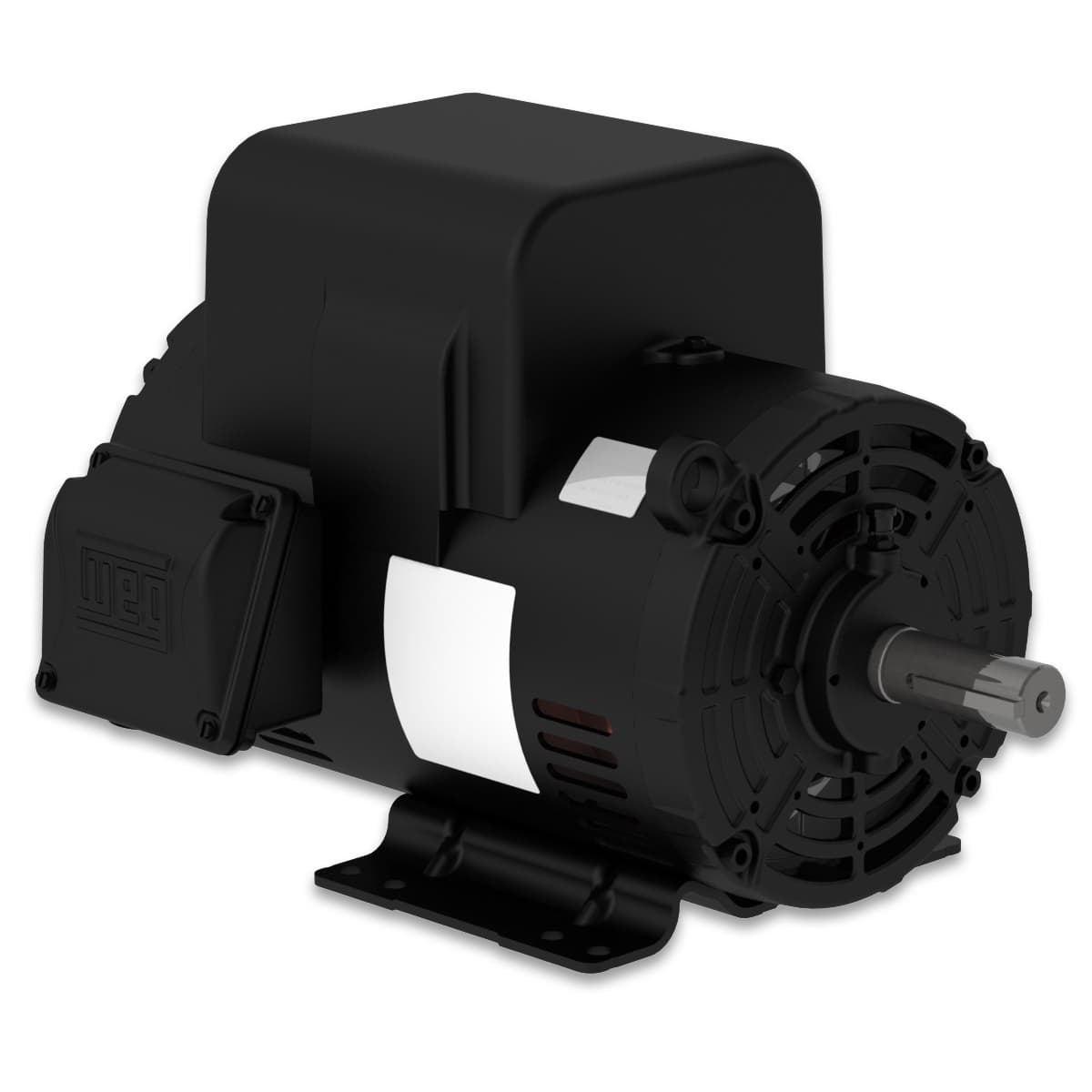 WEG 00536OS1C184T-S Rolled Steel 5 HP 2P 182/4T 1Ph 208-230 V 60 Hz IC01 - ODP - Foot-mounted WEG 00536OS1C184T-S Rolled Steel 5 HP 2P 182/4T 1Ph 208-230 V 60 Hz IC01 - ODP - Foot-mounted