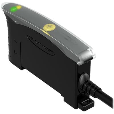 Banner D10AFP W-30 High-performance fiber optic sensor amplifier - Banner Engineering (Fiber optic amplifiers - D10 series) - Part #73119 - Visible red light - 1 x digital output (NPN/PNP transistor) - Supply voltage 10Vdc-30Vdc (12Vdc / 24Vdc nom.) - Pre-wired with 30ft / Banner D10AFP W-30 High-performance fiber optic sensor amplifier - Banner Engineering (Fiber optic amplifiers - D10 series) - Part #73119 - Visible red light - 1 x digital output (NPN/PNP transistor) - Supply voltage 10Vdc-30Vdc (12Vdc / 24Vdc nom.) - Pre-wired with 30ft /