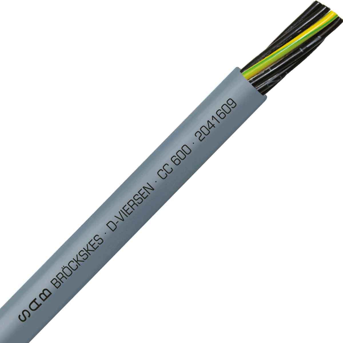 SAB 2041609 CC 600 - 16 AWG/9c, oil resistant PVC flexible control cable, 600V, UL, CSA, VDE, CE, RoHS SAB 2041609 CC 600 - 16 AWG/9c, oil resistant PVC flexible control cable, 600V, UL, CSA, VDE, CE, RoHS