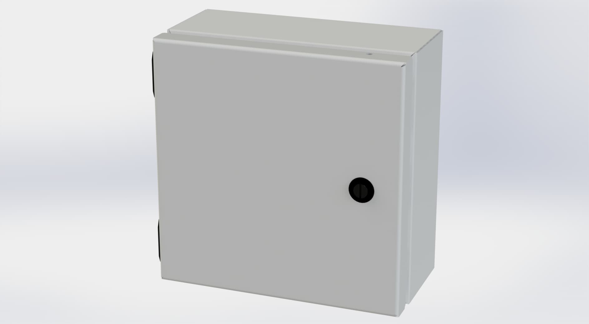 Saginaw Control SCE-808ELJLG ELJ Enclosure, Height:8.00", Width:8.00", Depth:4.00", RAL 7035 gray powder coating inside and out. Optional sub-panels are powder coated white. Saginaw Control SCE-808ELJLG ELJ Enclosure, Height:8.00", Width:8.00", Depth:4.00", RAL 7035 gray powder coating inside and out. Optional sub-panels are powder coated white.