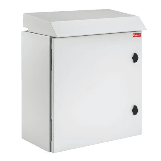 Hoffman PTRW242424GF ProTek S-D Fan Packages, Type 1, 24.09x23.62x24.02, Lt Gray, Steel, Window Hoffman PTRW242424GF ProTek S-D Fan Packages, Type 1, 24.09x23.62x24.02, Lt Gray, Steel, Window