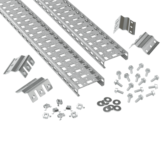 Hoffman PGH3S18V Full-Height Vertical Grid Straps, 1800mm, Steel Hoffman PGH3S18V Full-Height Vertical Grid Straps, 1800mm, Steel