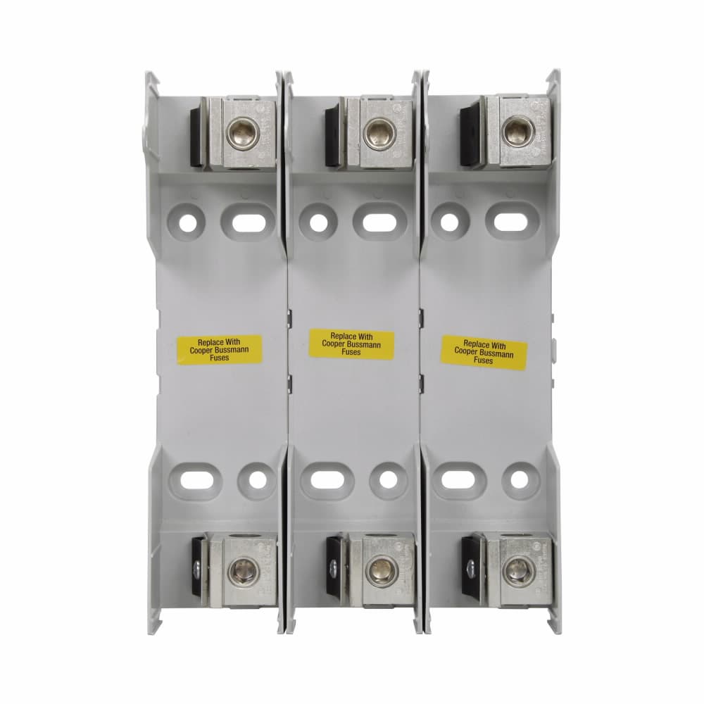 Eaton RM60200-3CR Eaton Bussmann Series RM modular fuse block, 600V, 110-200A, Knife Blade End X Knife Blade End, Three-pole Eaton RM60200-3CR Eaton Bussmann Series RM modular fuse block, 600V, 110-200A, Knife Blade End X Knife Blade End, Three-pole