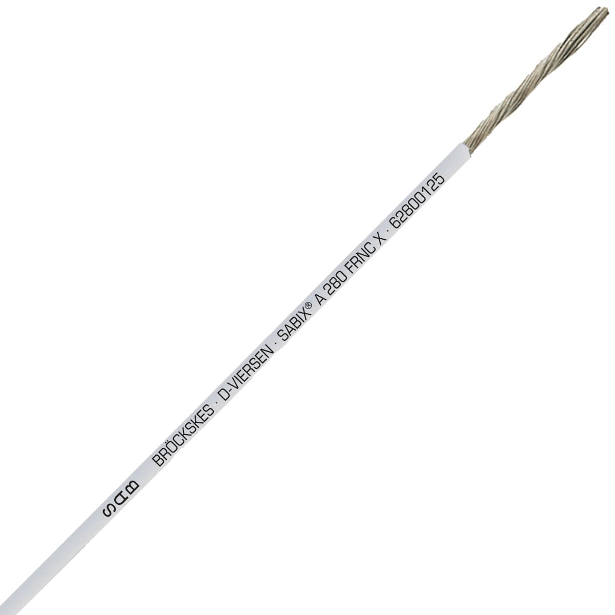 SAB 62800125 SABIX A 280 FRNC X - 14 AWG/1c, halogen-free flame retardant wiring/control cable, CE, RoHS SAB 62800125 SABIX A 280 FRNC X - 14 AWG/1c, halogen-free flame retardant wiring/control cable, CE, RoHS