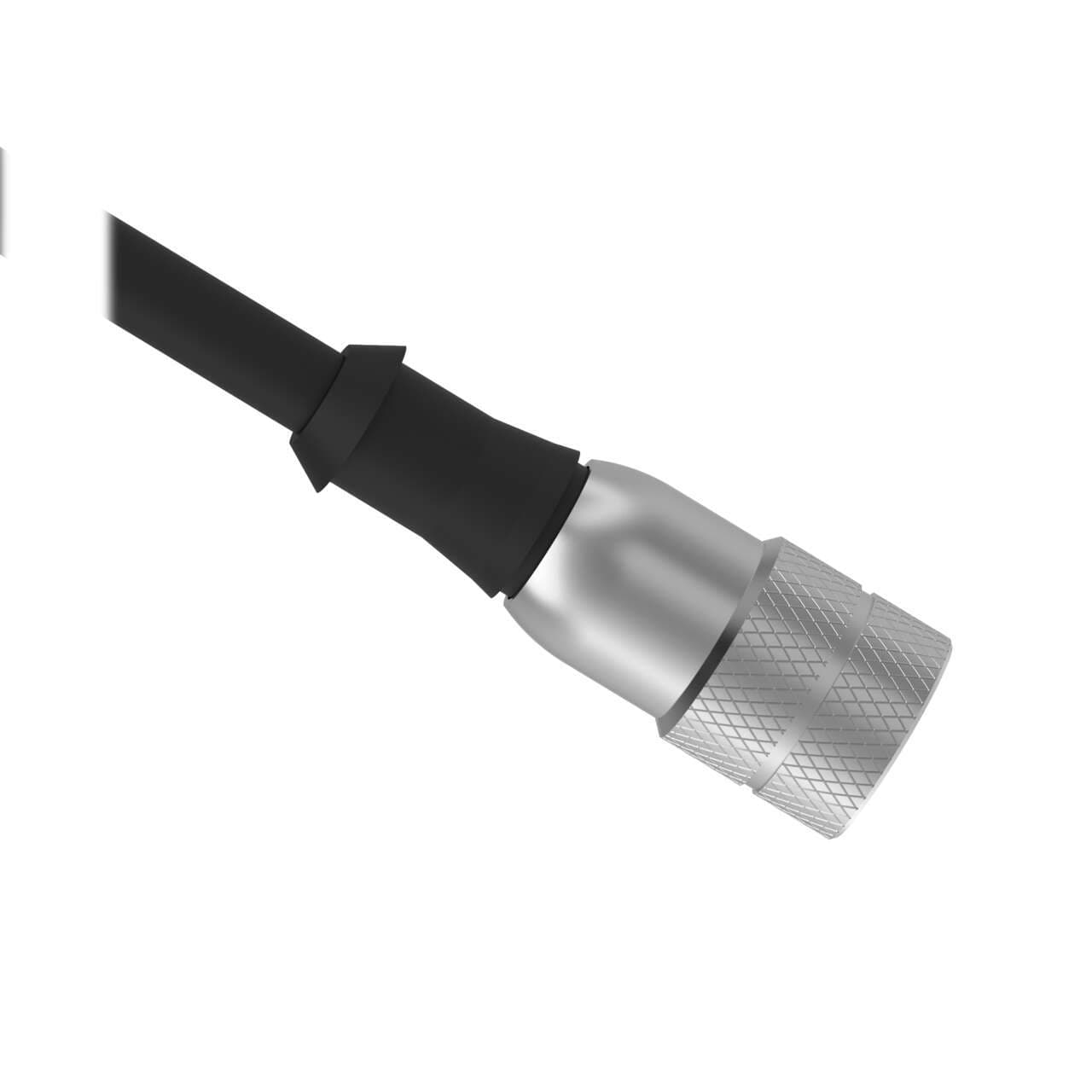 Banner MQDC-575 Cordset: Single Ended MICRO; 5-pin Straight Female C Code; 23 m 5x22 Black PVC Jacket; Nickel-Plated Brass Coupling Nut Banner MQDC-575 Cordset: Single Ended MICRO; 5-pin Straight Female C Code; 23 m 5x22 Black PVC Jacket; Nickel-Plated Brass Coupling Nut