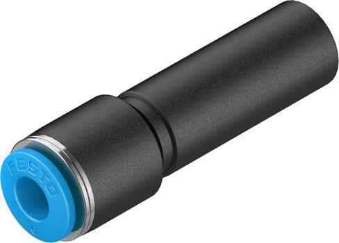 Festo 132981 push-in connector QS-12H-6 with push-in sleeve. Size: Standard, Assembly position: Any, Container size: 10, Design structure: Push/pull principle, Operating pressure complete temperature range: -0,95 - 6 bar Festo 132981 push-in connector QS-12H-6 with push-in sleeve. Size: Standard, Assembly position: Any, Container size: 10, Design structure: Push/pull principle, Operating pressure complete temperature range: -0,95 - 6 bar