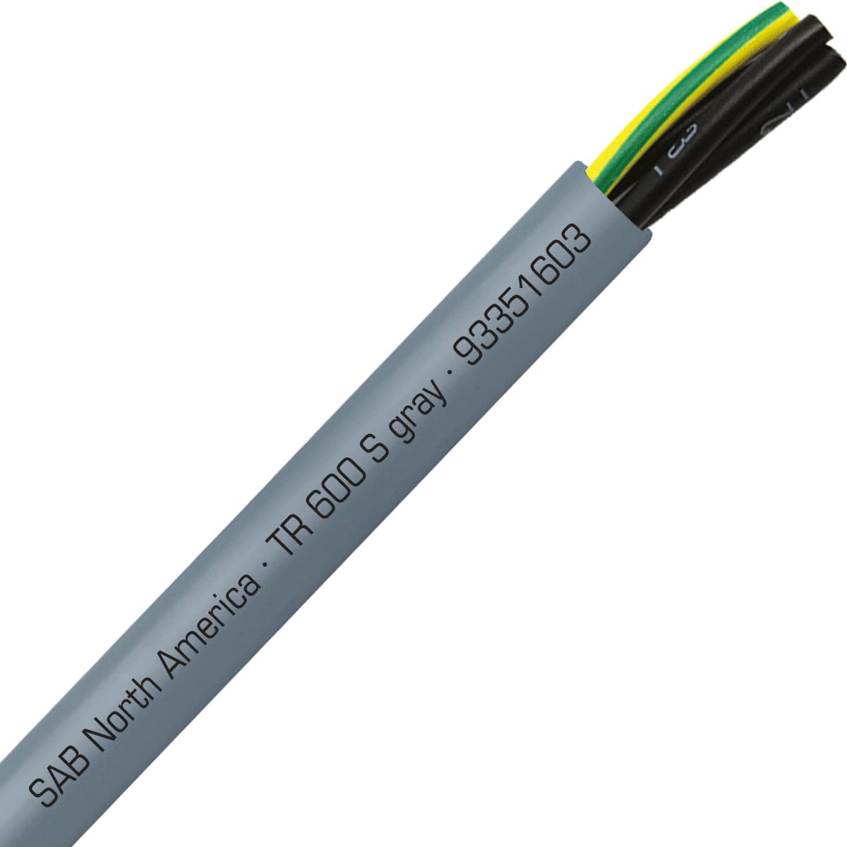 SAB 93351603 TR 600 S gray - 16 AWG/3c, oil resistant flexible exposed run tray cable, UL, CSA, WTTC, NFPA 79, CE, RoHS SAB 93351603 TR 600 S gray - 16 AWG/3c, oil resistant flexible exposed run tray cable, UL, CSA, WTTC, NFPA 79, CE, RoHS