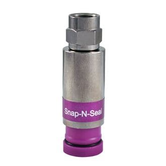 Belden 716SNS1P11HQ-25 ProSNS RG11 "F" male, 7/16" hex head, (quad-shield) polymer compression sleeve for easy insertion & lowest possible tool compression force. Prepositioned polymer sleeve can be detached. 25 per Pack, No Color Belden 716SNS1P11HQ-25 ProSNS RG11 "F" male, 7/16" hex head, (quad-shield) polymer compression sleeve for easy insertion & lowest possible tool compression force. Prepositioned polymer sleeve can be detached. 25 per Pack, No Color