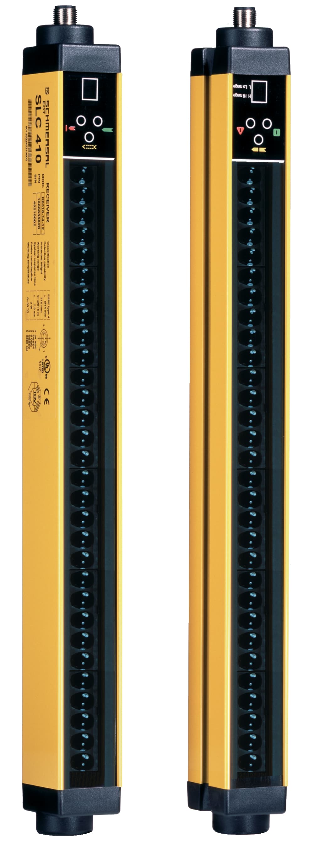 Schmersal SLC 410-E/R0460-90-12 Safety light grids and curtains (Archive); Safety light curtains (archive); NOTICE: Not available! (Replacement: SLC 420); Control Category 4 Schmersal SLC 410-E/R0460-90-12 Safety light grids and curtains (Archive); Safety light curtains (archive); NOTICE: Not available! (Replacement: SLC 420); Control Category 4