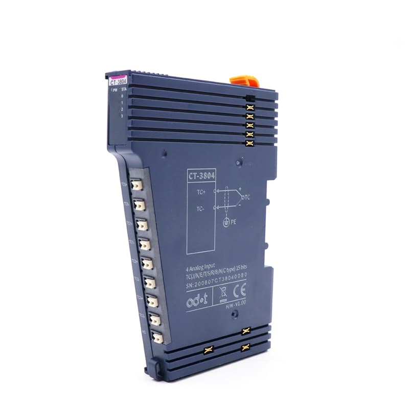 ODOT Automation CT-3804 4 channel analog input, thermocouple, (J type, K type, E type, T type, S type, R type, B type, N type, C type) ODOT Automation CT-3804 4 channel analog input, thermocouple, (J type, K type, E type, T type, S type, R type, B type, N type, C type)