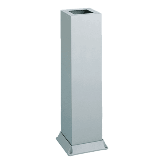 Hoffman AP23B44 Bolt-Down Pedestal, 23.00x4.00x4.00, Gray, Steel Hoffman AP23B44 Bolt-Down Pedestal, 23.00x4.00x4.00, Gray, Steel