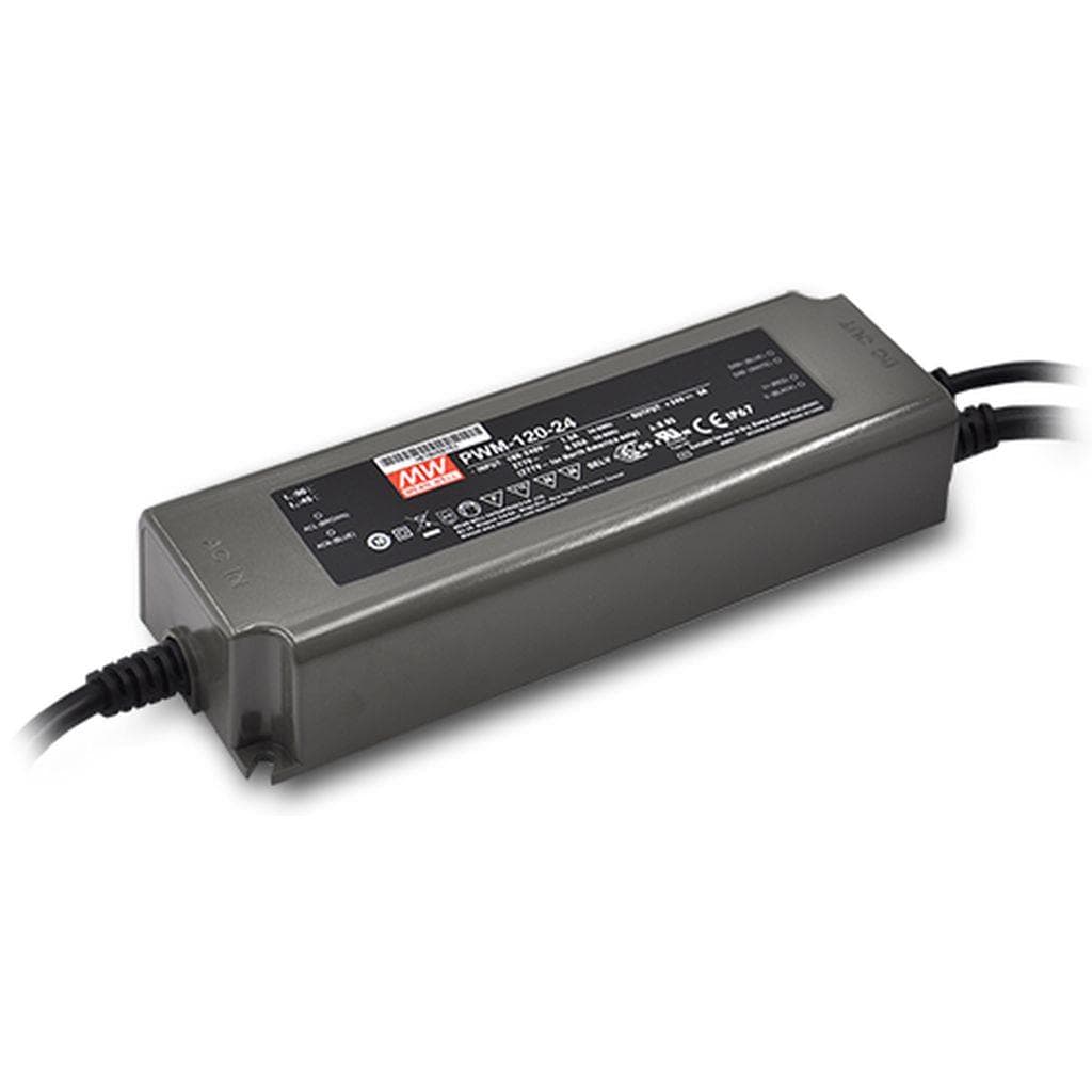 MEAN WELL PWM-120-12KNBST AC-DC Single output LED driver Constant Voltage (CV); PWM output for LED strips; Output 12Vdc at 10A; Dimming with KNX; BST14 connector; IP67 MEAN WELL PWM-120-12KNBST AC-DC Single output LED driver Constant Voltage (CV); PWM output for LED strips; Output 12Vdc at 10A; Dimming with KNX; BST14 connector; IP67
