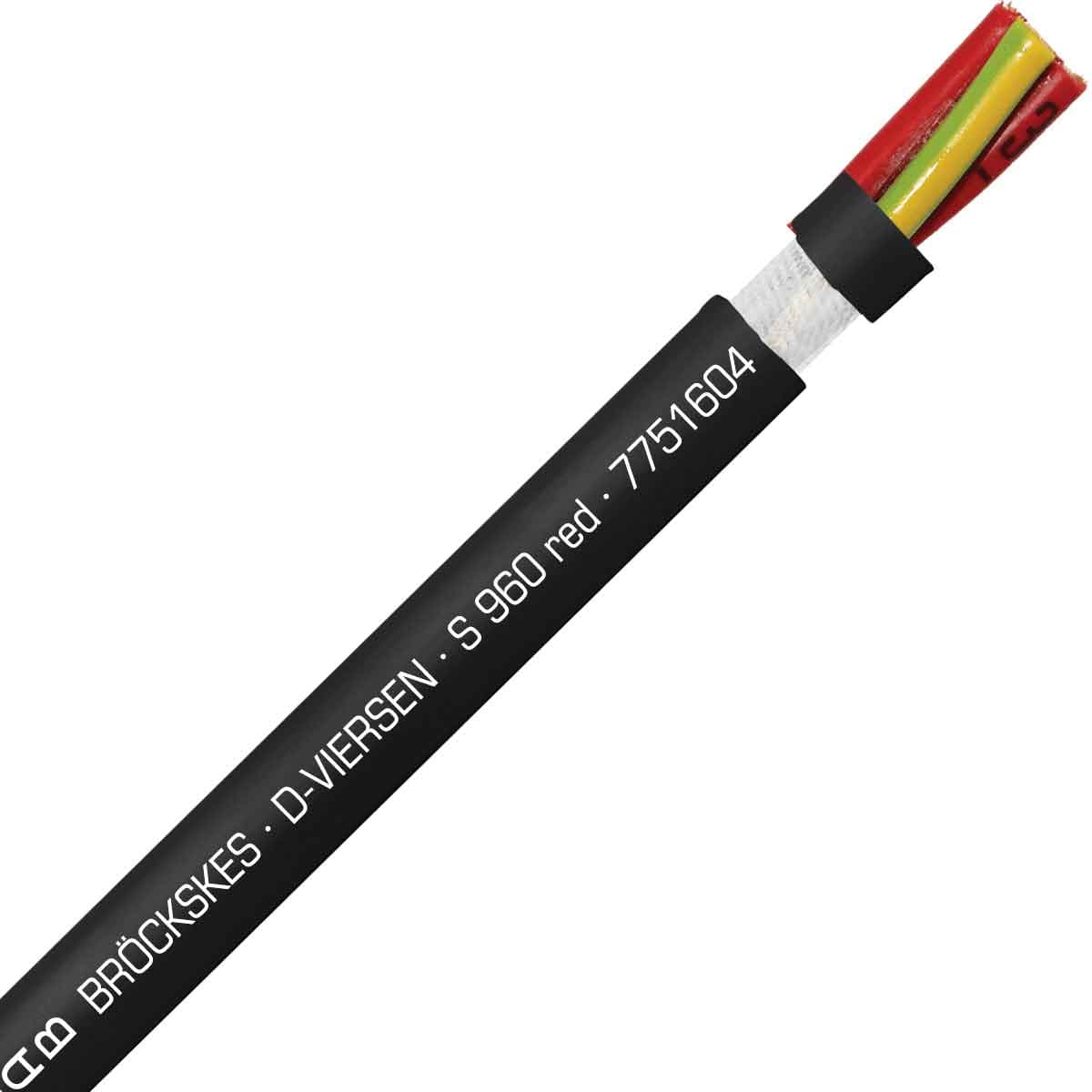SAB 7751604 S 960 - 16 AWG/4c, oil resistant continuous flex PVC control cable for small bending radius, UL, CSA, CE, RoHS SAB 7751604 S 960 - 16 AWG/4c, oil resistant continuous flex PVC control cable for small bending radius, UL, CSA, CE, RoHS
