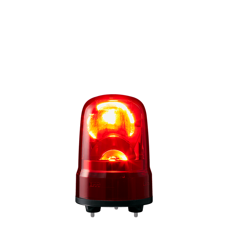 Patlite SKS-M1J-R 80mm Rotating Signal Beacon, Red, 12-24V DC Patlite SKS-M1J-R 80mm Rotating Signal Beacon, Red, 12-24V DC