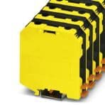 Phoenix Contact 3009080 High-current terminal block, with Allen screws, nom. voltage: 1000 V, nominal current: 150 A, connection method: Screw connection, number of connections: 2, number of positions: 1, cross section: 16 mm² - 70 mm², AWG: 6 - 2/0, width: 20 mm, color: black/y Phoenix Contact 3009080 High-current terminal block, with Allen screws, nom. voltage: 1000 V, nominal current: 150 A, connection method: Screw connection, number of connections: 2, number of positions: 1, cross section: 16 mm² - 70 mm², AWG: 6 - 2/0, width: 20 mm, color: black/y