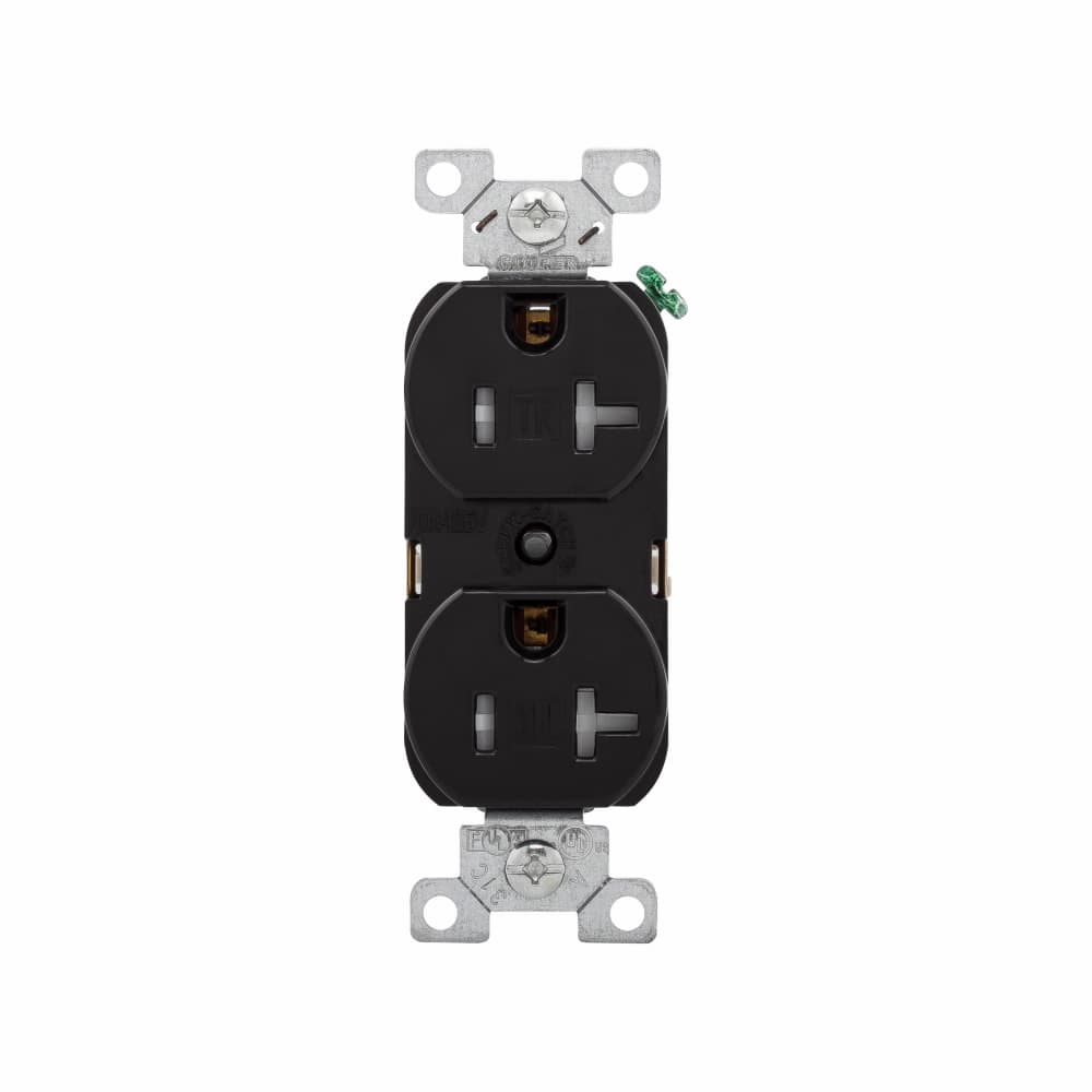Eaton TWRBR15B TWRBR15B Eaton - Eaton commercial specification grade duplex receptacle,#14-10 AWG,15A,Commercial,Flush,125V,Back and side,Brown,Nickel-plated brass,Weather resistant,Impact-resistant nylon face,Glass-filled nylon base,5-15R,Duplex,Screw,Nylon,Core pack Eaton TWRBR15B TWRBR15B Eaton - Eaton commercial specification grade duplex receptacle,#14-10 AWG,15A,Commercial,Flush,125V,Back and side,Brown,Nickel-plated brass,Weather resistant,Impact-resistant nylon face,Glass-filled nylon base,5-15R,Duplex,Screw,Nylon,Core pack