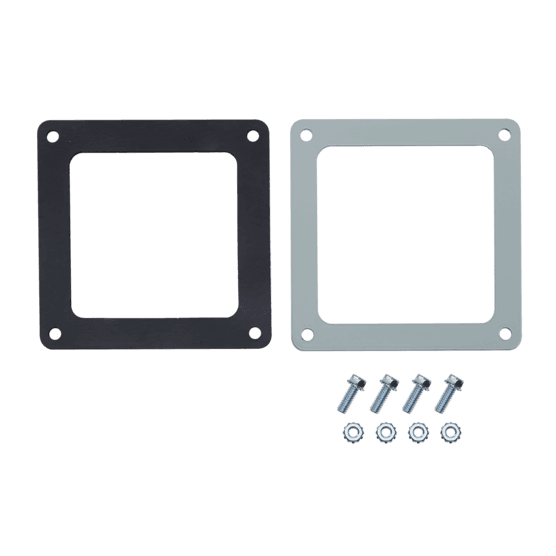 Hoffman F88WB Box Connector, 8.00x8.00, Gray, Steel Hoffman F88WB Box Connector, 8.00x8.00, Gray, Steel
