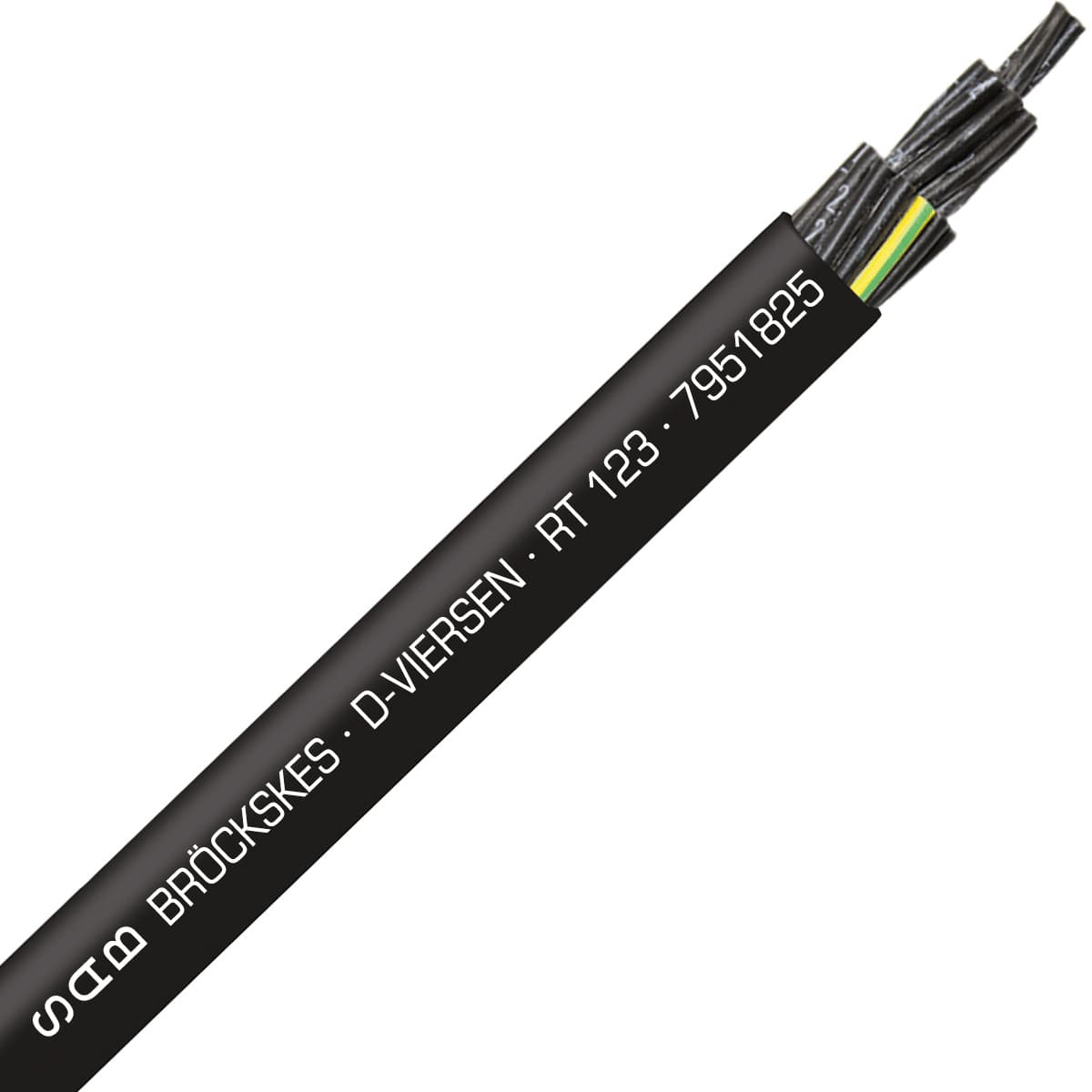 SAB 7951825 RT 123 - 18 AWG/25c, PUR rugged and dependable robot/track cable, �450� torsion SAB 7951825 RT 123 - 18 AWG/25c, PUR rugged and dependable robot/track cable, �450� torsion