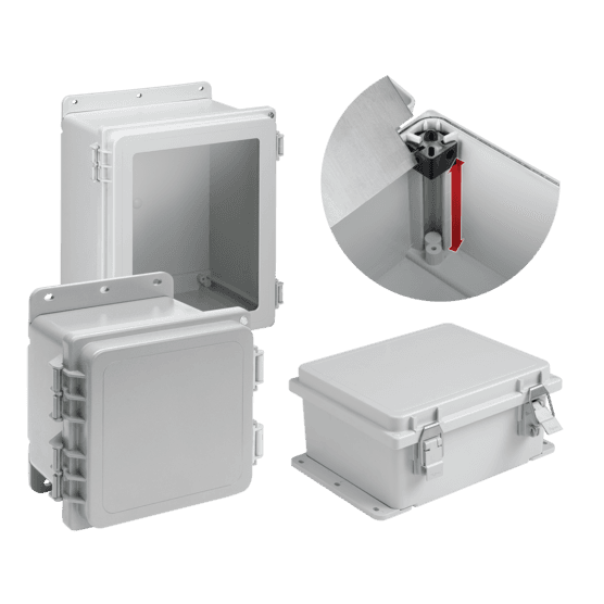 Hoffman A664PHCW PolyPro, Type 4X, 6.12x6.12x4.38, Polyester, Window Hoffman A664PHCW PolyPro, Type 4X, 6.12x6.12x4.38, Polyester, Window