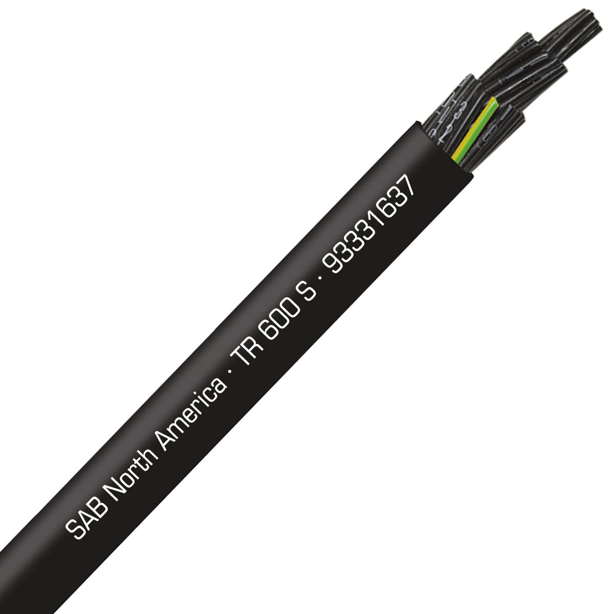 SAB 93331637 TR 600 S - 16 AWG/37c, oil resistant flexible exposed run tray cable, UL, CSA, WTTC, NFPA 79, CE RoHS SAB 93331637 TR 600 S - 16 AWG/37c, oil resistant flexible exposed run tray cable, UL, CSA, WTTC, NFPA 79, CE RoHS