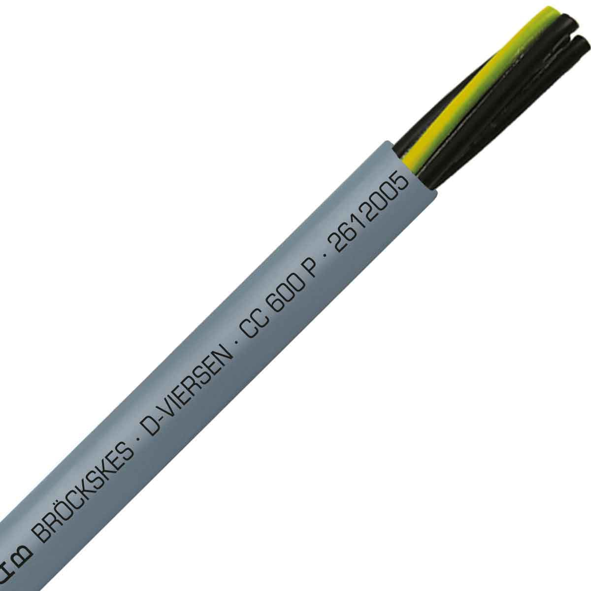 SAB 2612005 CC 600 P - 20 AWG/5c, oil resistant PUR flexible control cable, 600V, UL, CSA, CE, RoHS SAB 2612005 CC 600 P - 20 AWG/5c, oil resistant PUR flexible control cable, 600V, UL, CSA, CE, RoHS