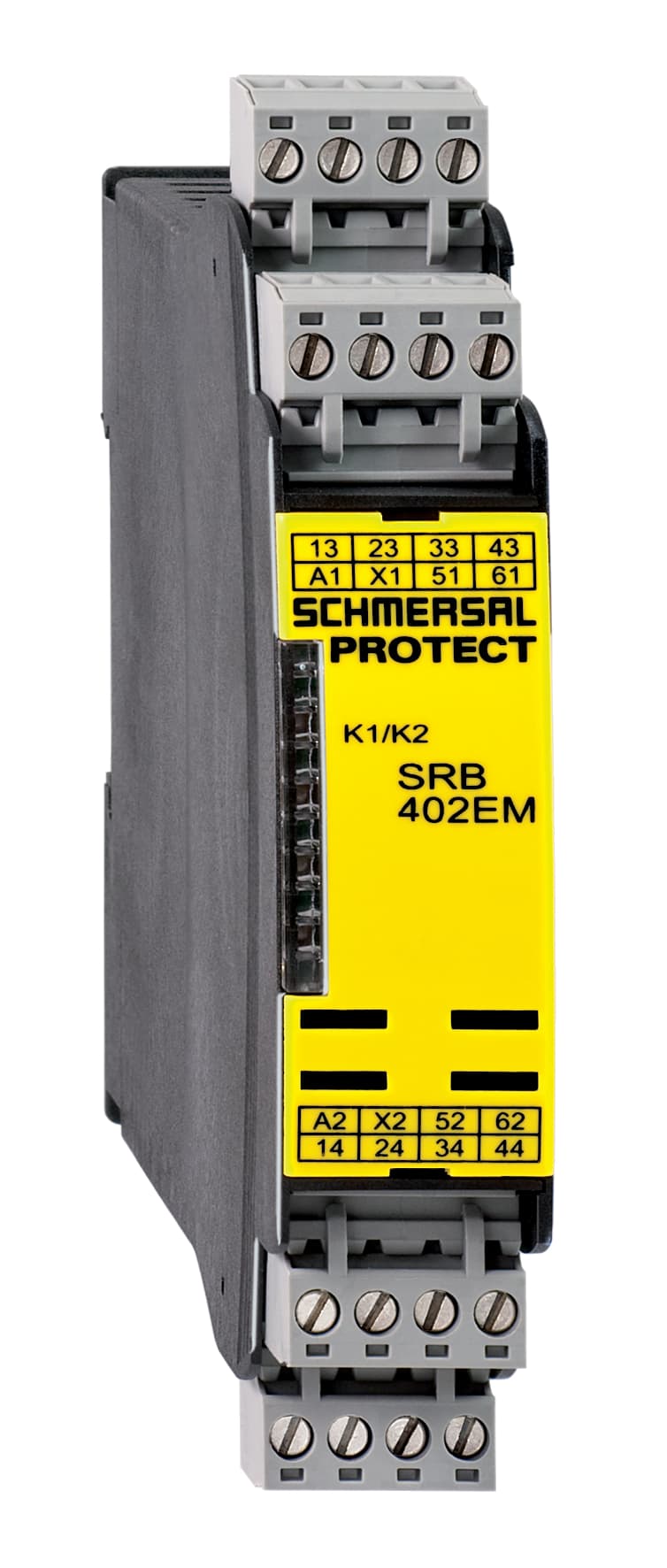 Schmersal SRB402EM Output extensions; Expander module for contact expansion; 4 safety contacts, STOP 0; 2 Signalling outputs Schmersal SRB402EM Output extensions; Expander module for contact expansion; 4 safety contacts, STOP 0; 2 Signalling outputs