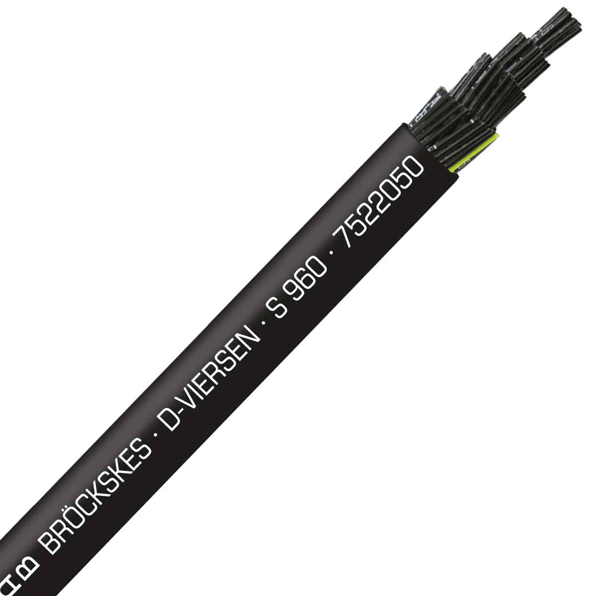 SAB 7522050 S 960 - 20 AWG/50c, oil resistant, continuous flex PVC control cable, UL, CSA, CE, RoHS SAB 7522050 S 960 - 20 AWG/50c, oil resistant, continuous flex PVC control cable, UL, CSA, CE, RoHS