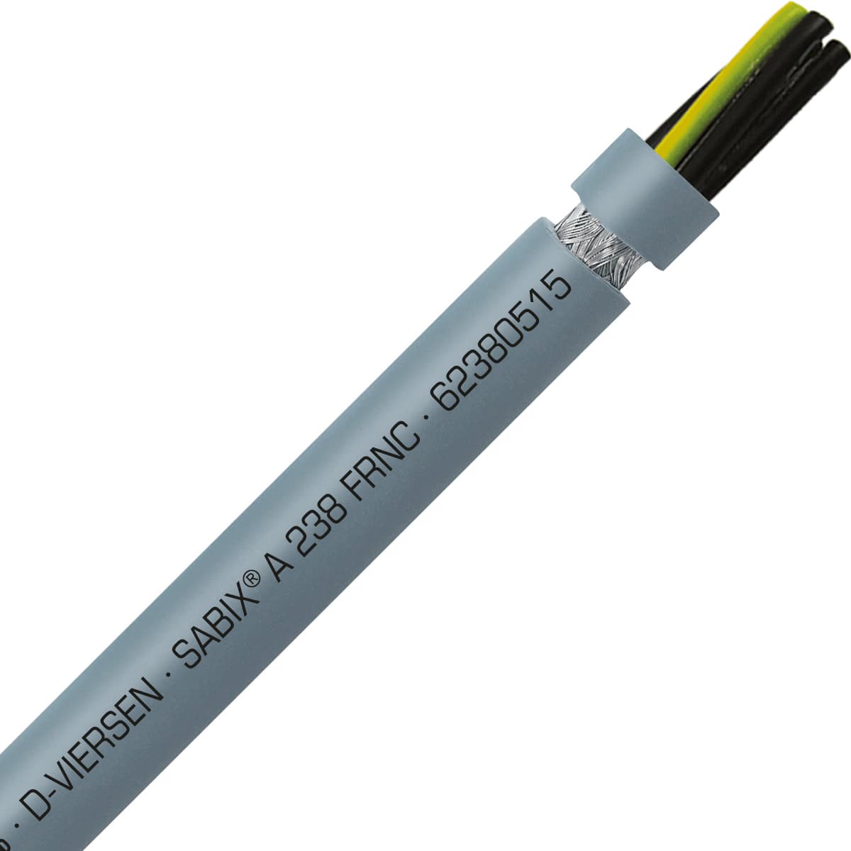 SAB 62380515 SABIX A 238 FRNC - 16 AWG/5c, shielded high temperature flame retardant flexible SABIX control cable, CE, RoHS SAB 62380515 SABIX A 238 FRNC - 16 AWG/5c, shielded high temperature flame retardant flexible SABIX control cable, CE, RoHS