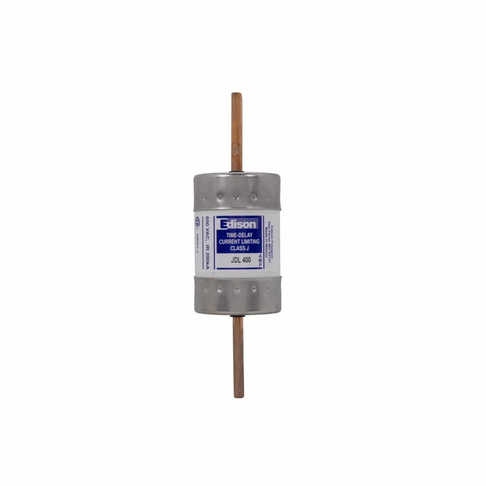 Eaton JDL400 Eaton Edison series JDL fuse, Time-delay current-limiting fuse, Non-indicating, 400 A, Class J, Non-indicating, 200 kAIC, Standard, 1, 600 V Eaton JDL400 Eaton Edison series JDL fuse, Time-delay current-limiting fuse, Non-indicating, 400 A, Class J, Non-indicating, 200 kAIC, Standard, 1, 600 V