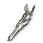 Phoenix Contact 1004360 Crimp contact, contact diameter: 1.6 mm, rolled, Pin, contact material: Cu alloy, nickel-plated, contact surface: silver-plated, connection cross section: 0.34 mm² ... 1 mm², AWG 22 ... 17 Phoenix Contact 1004360 Crimp contact, contact diameter: 1.6 mm, rolled, Pin, contact material: Cu alloy, nickel-plated, contact surface: silver-plated, connection cross section: 0.34 mm² ... 1 mm², AWG 22 ... 17