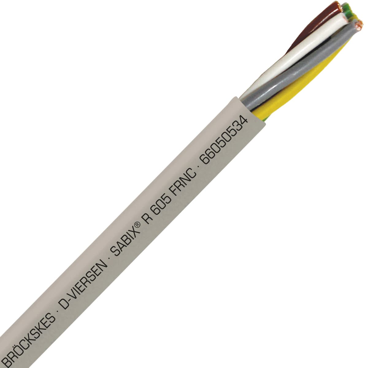 SAB 66050534 SABIX R 605 FRNC - 22 AWG/5c, halogen-free flame retardant rail data cable, CE, RoHS SAB 66050534 SABIX R 605 FRNC - 22 AWG/5c, halogen-free flame retardant rail data cable, CE, RoHS