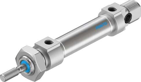Festo 1908251 standards-based cylinder DSNU-10-15-P-A Based on DIN ISO 6432, for proximity sensing. Various mounting options, with or without additional mounting components. With elastic cushioning rings in the end positions. Stroke: 15 mm, Piston diameter: 10 mm, Pist Festo 1908251 standards-based cylinder DSNU-10-15-P-A Based on DIN ISO 6432, for proximity sensing. Various mounting options, with or without additional mounting components. With elastic cushioning rings in the end positions. Stroke: 15 mm, Piston diameter: 10 mm, Pist