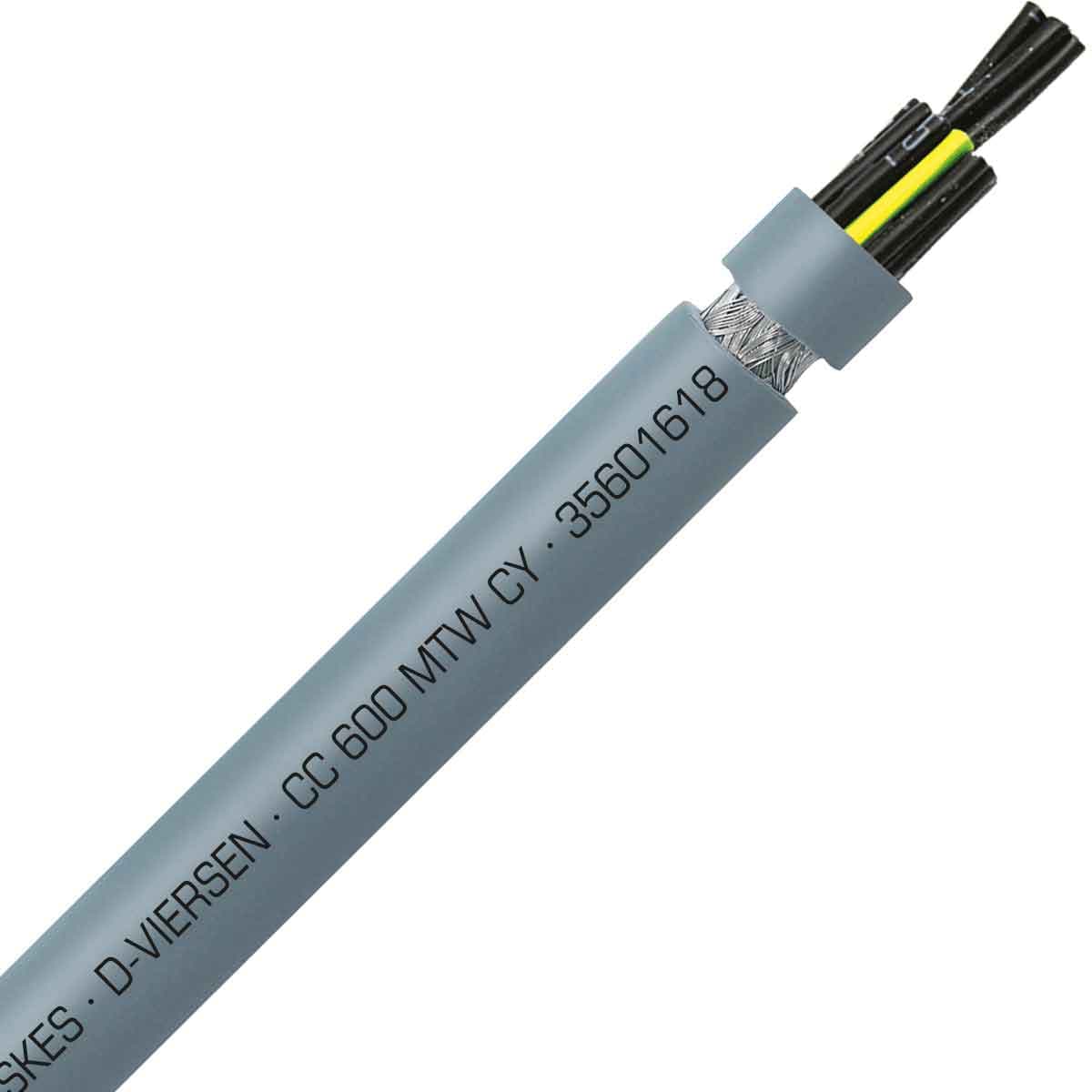 SAB 35601618 CC 600 MTW CY - 16 AWG/18c, shielded oil resistant PVC flexible control cable, UL, CSA, CE, RoHS SAB 35601618 CC 600 MTW CY - 16 AWG/18c, shielded oil resistant PVC flexible control cable, UL, CSA, CE, RoHS