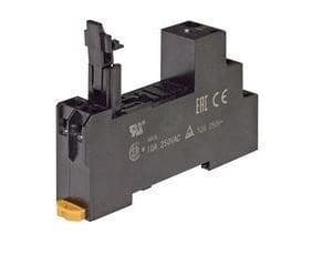 Omron P2RFZ05E One (1) pole socket, DIN Rail, Screw, 5 Pins, 10 A, 250 VAC, G2R Series Omron P2RFZ05E One (1) pole socket, DIN Rail, Screw, 5 Pins, 10 A, 250 VAC, G2R Series