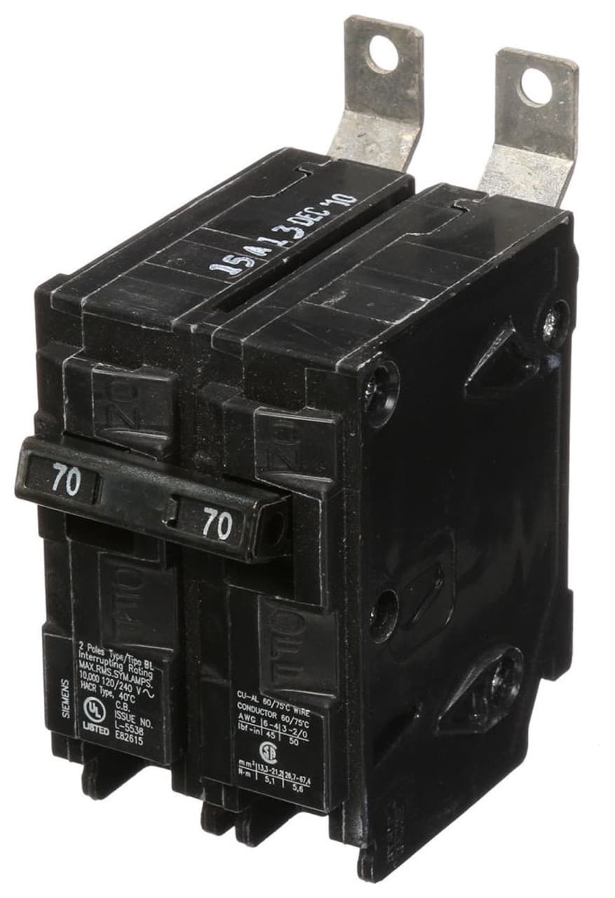 Siemens B270 Siemens B270 Miniature Circuit Breakers (MCBs) 2P 70A Siemens B270 Siemens B270 Miniature Circuit Breakers (MCBs) 2P 70A