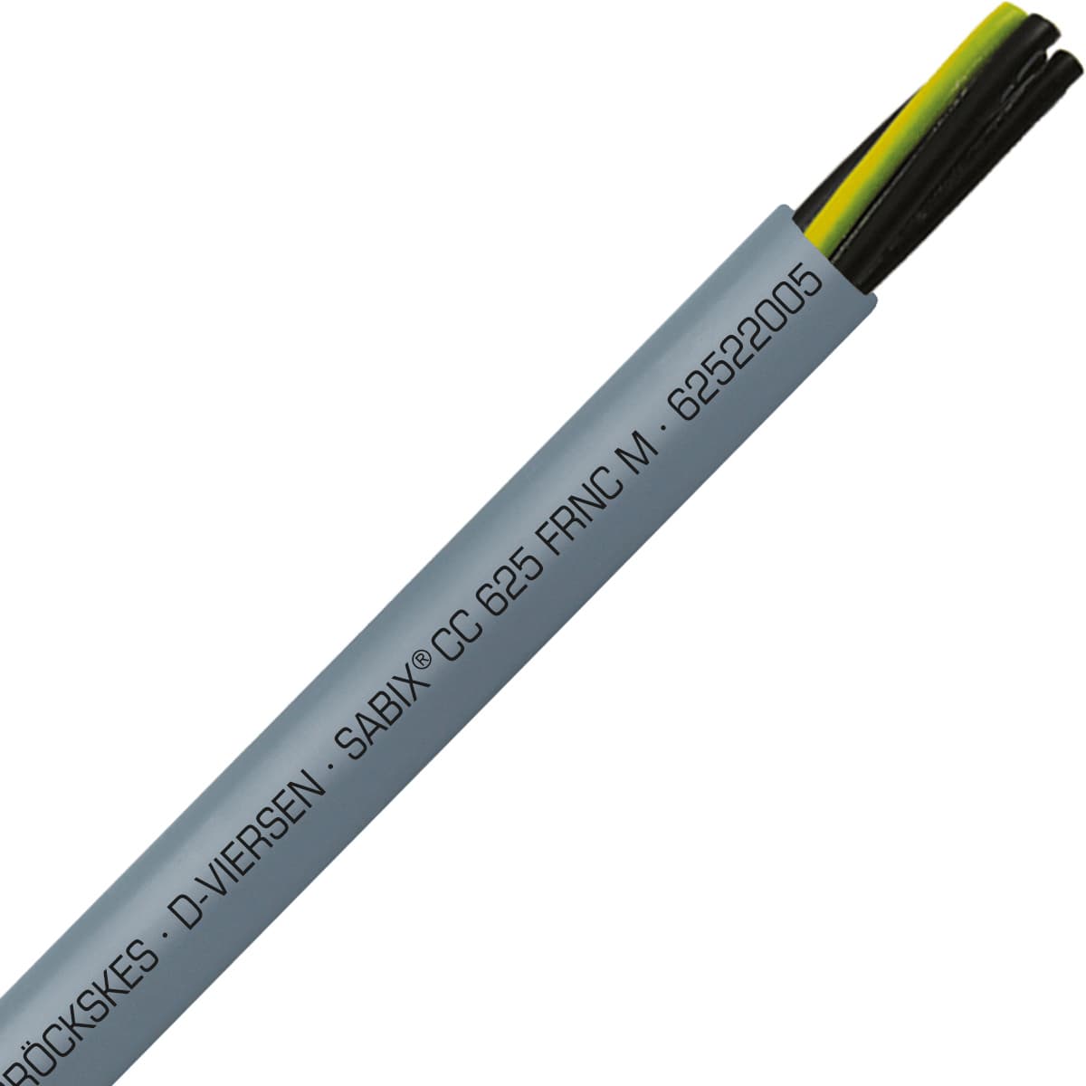 SAB 62522005 SABIX CC 625 FRNC M - 20 AWG/5c, halogen-free flame retardant flexible control cable, UL, CSA, CE, RoHS SAB 62522005 SABIX CC 625 FRNC M - 20 AWG/5c, halogen-free flame retardant flexible control cable, UL, CSA, CE, RoHS