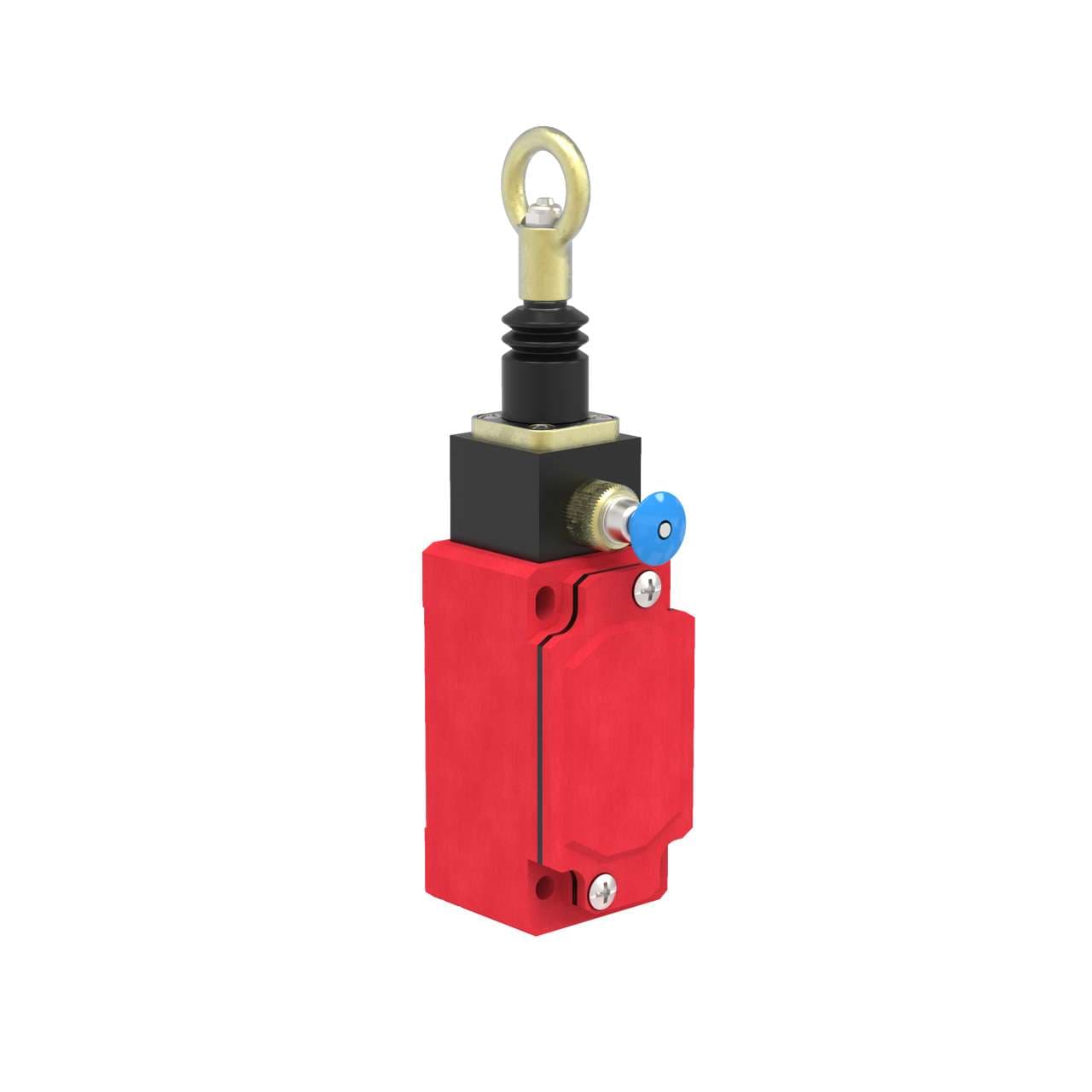 Banner RP-LM40D-6L Heavy Duty Metal Stop Control Rope Pull; Ring Attachment, 6 m Max Range; Latch Actuation, 1 NC Rope Pulled Contact; 1 NC Rope Break Contact Banner RP-LM40D-6L Heavy Duty Metal Stop Control Rope Pull; Ring Attachment, 6 m Max Range; Latch Actuation, 1 NC Rope Pulled Contact; 1 NC Rope Break Contact