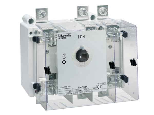 Lovato Electric GE0800B GE0800B Lovato - Three-pole switch disconnector, with BS fuse holder, 800A Lovato Electric GE0800B GE0800B Lovato - Three-pole switch disconnector, with BS fuse holder, 800A