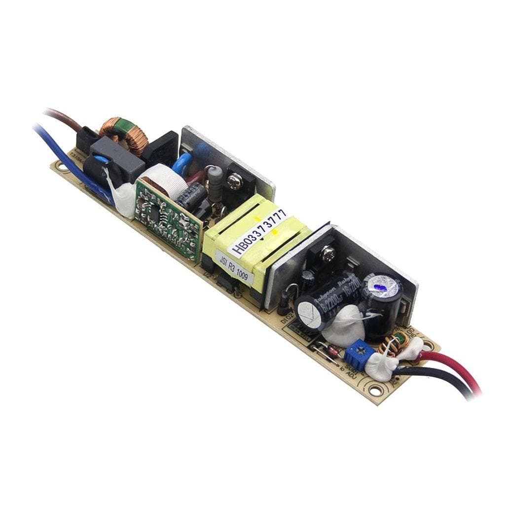 MEAN WELL PLP-20-5 AC-DC Single output LED driver Constant Current (CC); Output 5Vdc at 3A; open frame; I/O with cable; PLP-20-5 is succeeded by IDPV-25-12. MEAN WELL PLP-20-5 AC-DC Single output LED driver Constant Current (CC); Output 5Vdc at 3A; open frame; I/O with cable; PLP-20-5 is succeeded by IDPV-25-12.