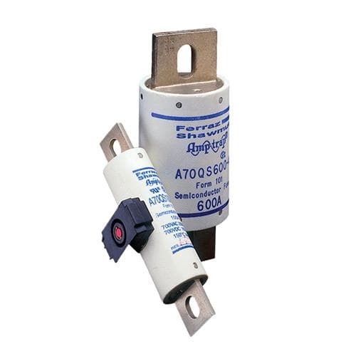 Mersen A70QS100-4IL A70QS100-4IL Mersen - High Speed Fuse Amp-Trap® A70QS 700VAC 700VDC 100A Bolted Blade IL Indicator Mersen A70QS100-4IL A70QS100-4IL Mersen - High Speed Fuse Amp-Trap® A70QS 700VAC 700VDC 100A Bolted Blade IL Indicator