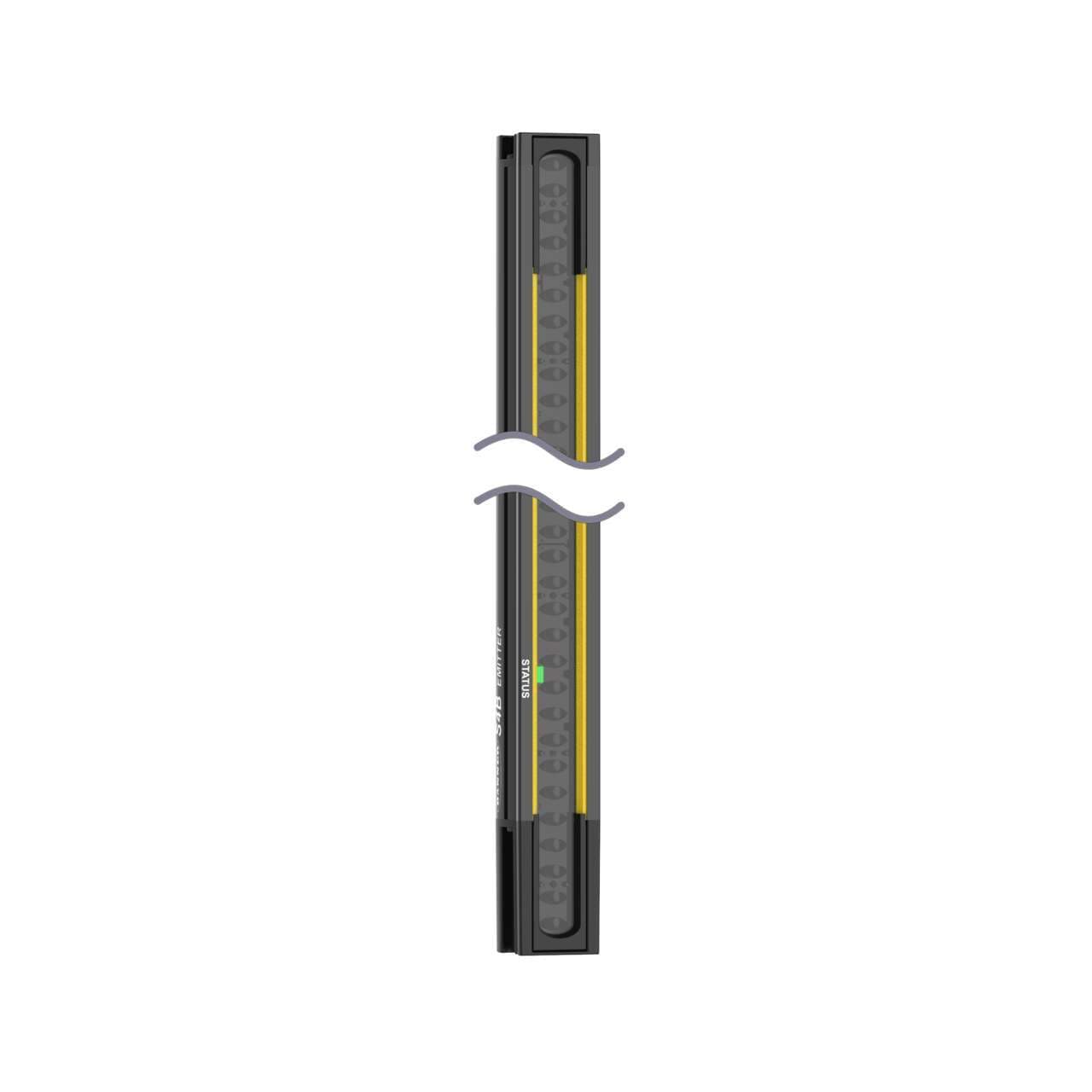 Banner S4BE14-450-S Banner S4BE14-450-S - S4B SLC, Emitter; Resolution: 14 mm; Range 12 m; Defined Area: 450 mm (17.7 in); Housing: Black; Connection: Removable Disconnect (RD); Mounting Hardware and Cable/M12 Pigtail Ordered Separately Banner S4BE14-450-S Banner S4BE14-450-S - S4B SLC, Emitter; Resolution: 14 mm; Range 12 m; Defined Area: 450 mm (17.7 in); Housing: Black; Connection: Removable Disconnect (RD); Mounting Hardware and Cable/M12 Pigtail Ordered Separately
