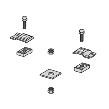 Eaton 9ZN-5200 9ZN-5200 Eaton - CENTER HUNG SUPPORT HARDWARE KIT, ZINC PLATED Eaton 9ZN-5200 9ZN-5200 Eaton - CENTER HUNG SUPPORT HARDWARE KIT, ZINC PLATED
