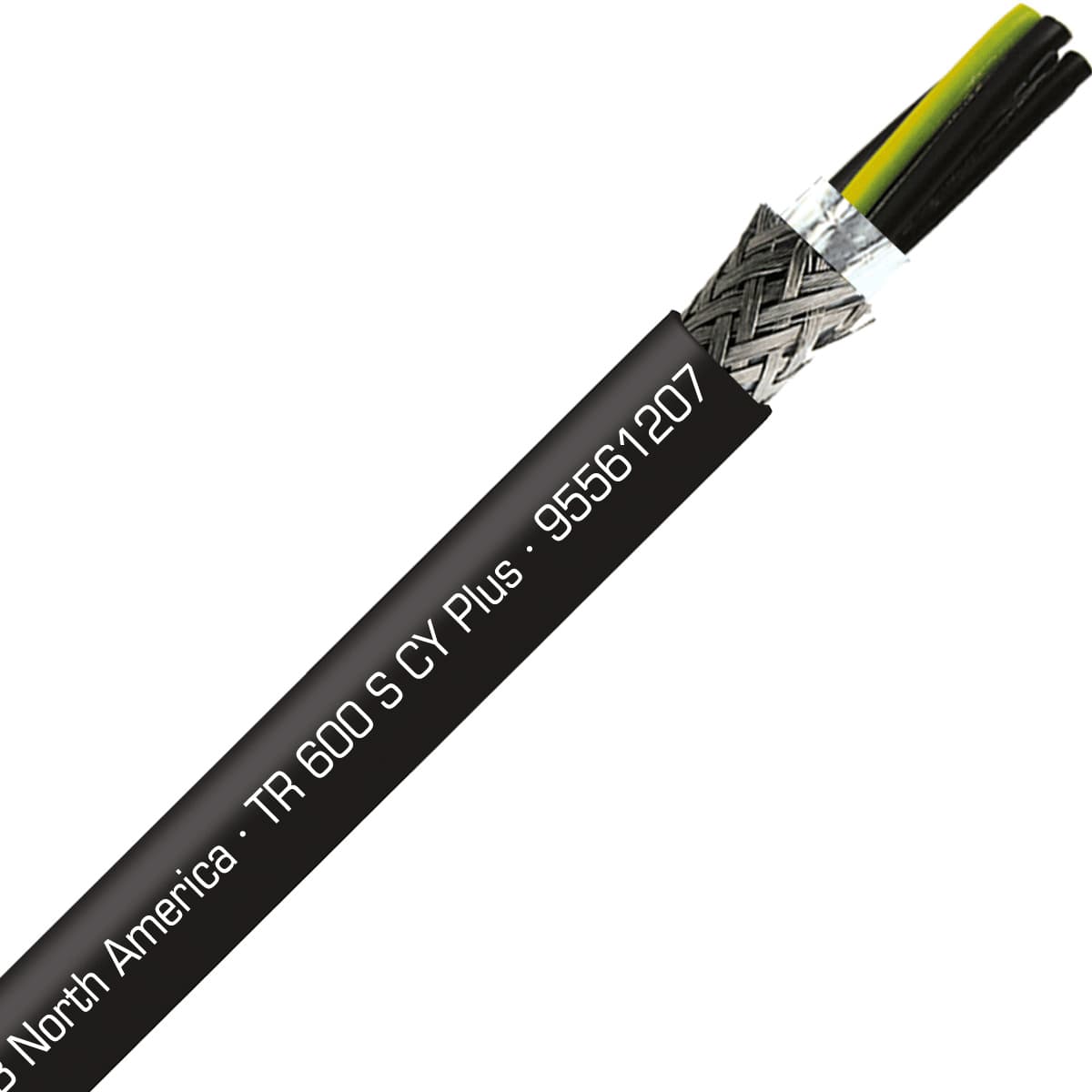 SAB 95561207 TR 600 CY Plus - 12 AWG/7c, shielded UV and oil resistant flexible exposed run tray cable with reduced O.D., UL, CSA, CE, RoHS SAB 95561207 TR 600 CY Plus - 12 AWG/7c, shielded UV and oil resistant flexible exposed run tray cable with reduced O.D., UL, CSA, CE, RoHS
