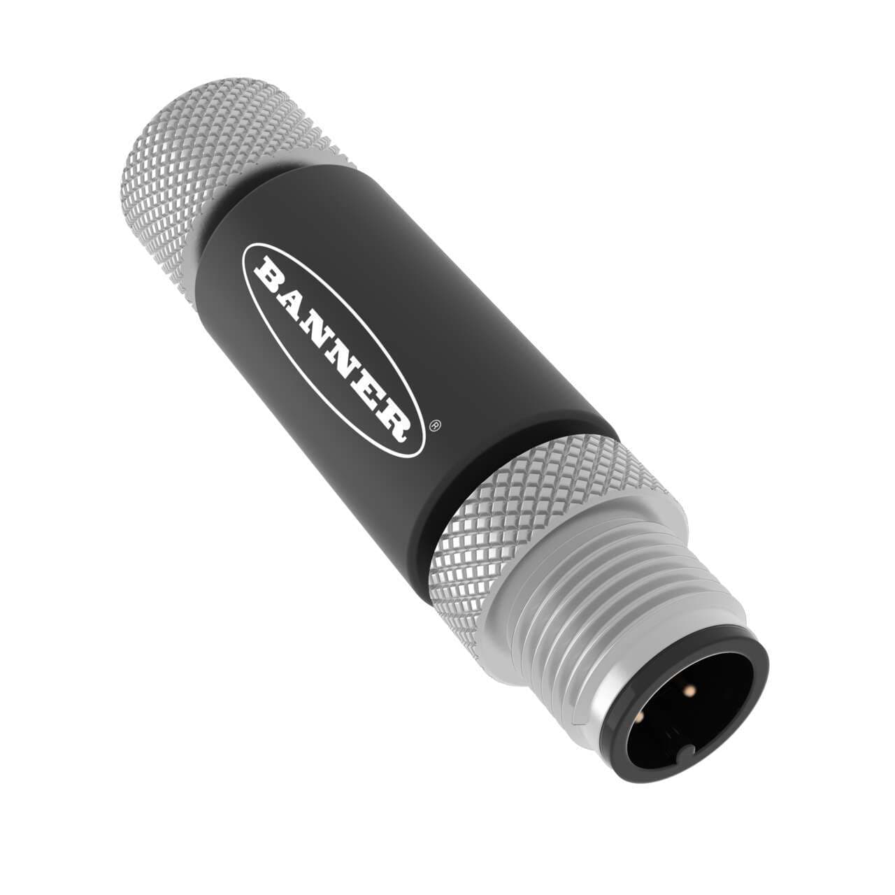 Banner S15CM-PW-IQ S15C Series: In-Line Converter; Voltage: 12-30 V dc; IP67; Female: PWM Output ; Male: Analog 4-20 mA Input; Male-Female 4-pin M12 QD Banner S15CM-PW-IQ S15C Series: In-Line Converter; Voltage: 12-30 V dc; IP67; Female: PWM Output ; Male: Analog 4-20 mA Input; Male-Female 4-pin M12 QD